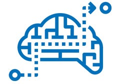 illustration of brain with maze inside